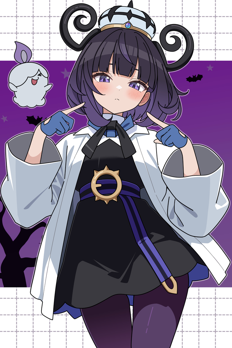 This is a pixiv picture whose title is ムクちゃんとヒトモシ👻.