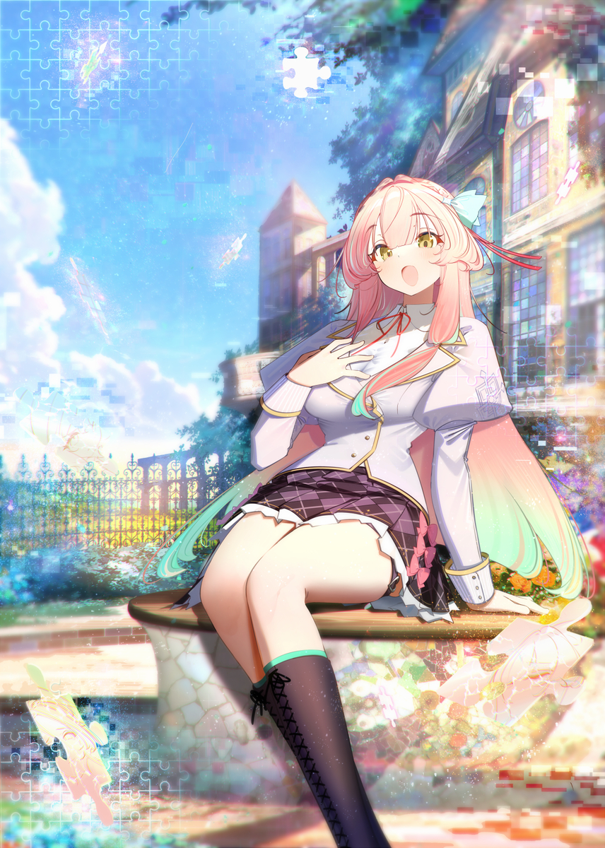 This is a pixiv picture whose title is 死亡フラグの超越者：俺.