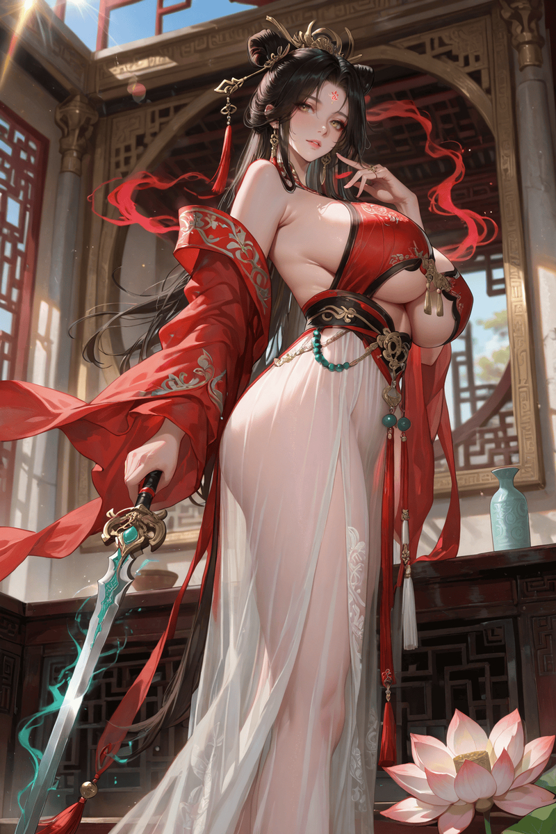 This is a pixiv picture whose title is 女修#3.