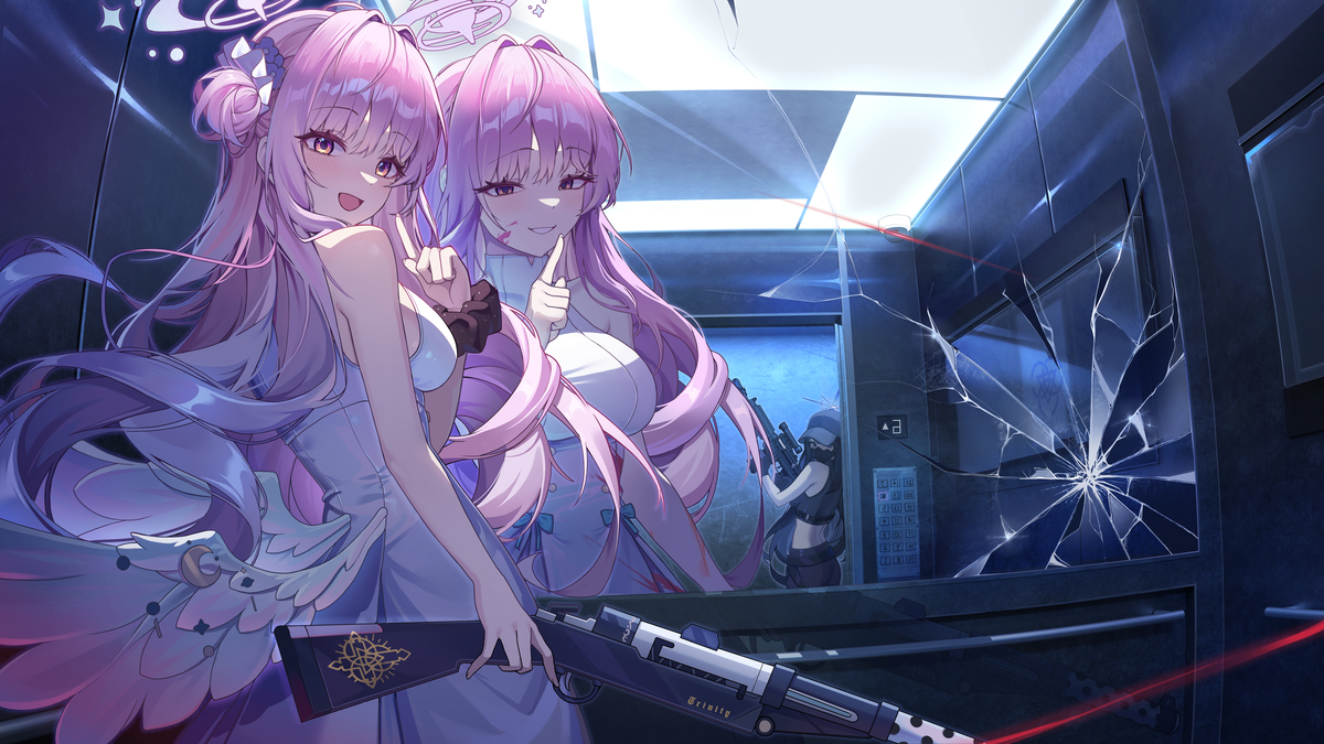 This is a pixiv picture whose title is 聖園ミカ.