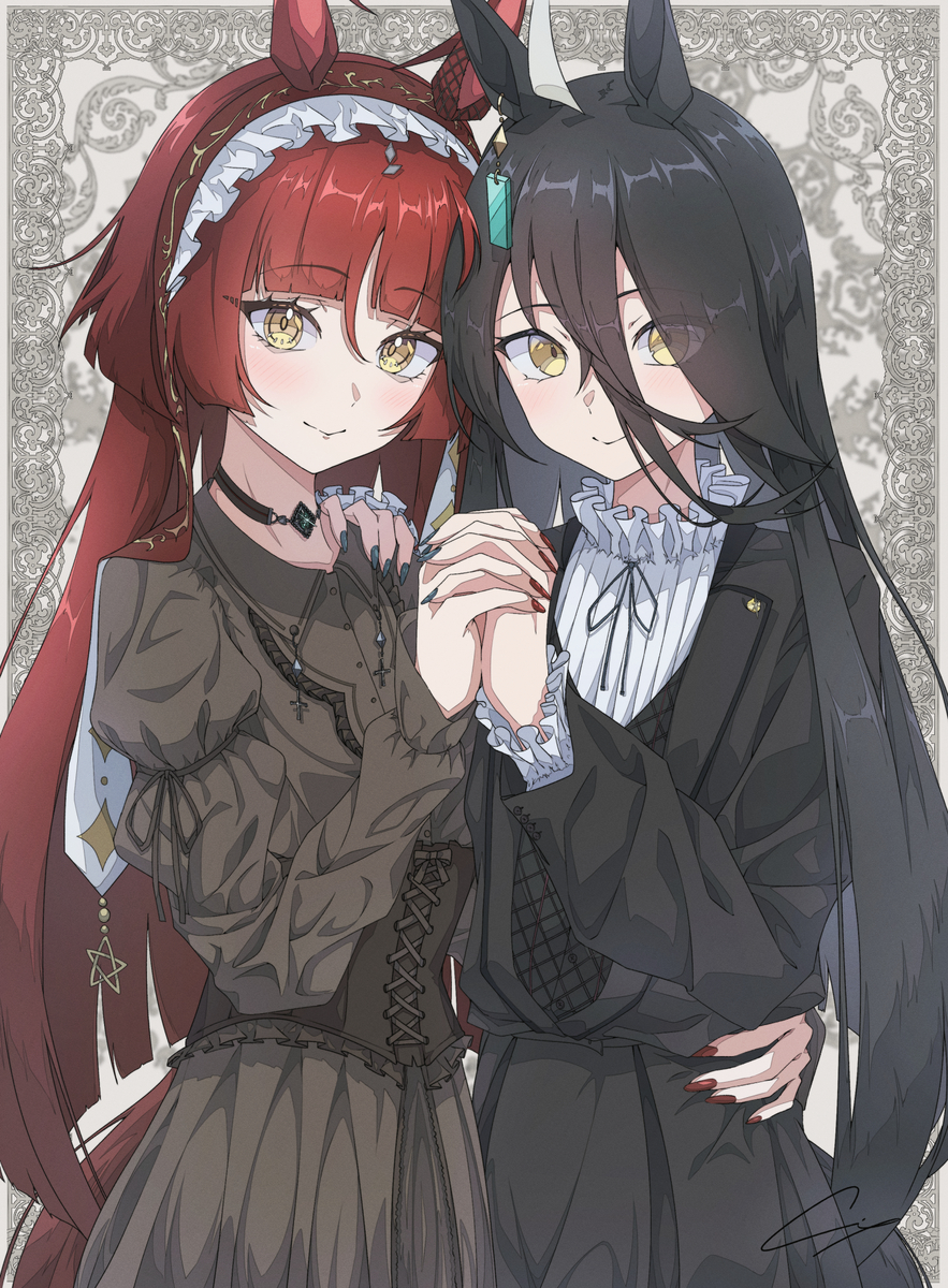 This is a pixiv picture whose title is 💕.