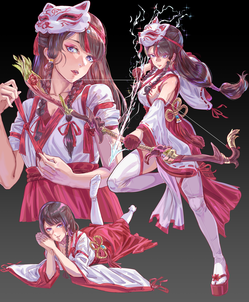 This is a pixiv picture whose title is 《百步穿杨》.