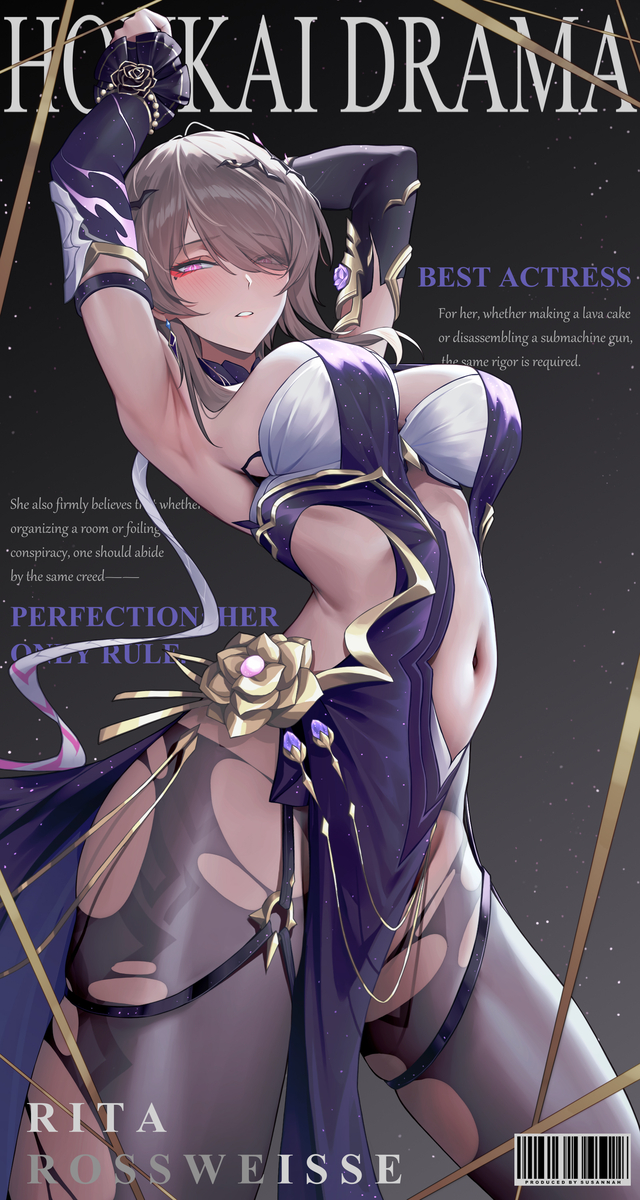 This is a pixiv picture whose title is 丽塔.窈窕谍影.