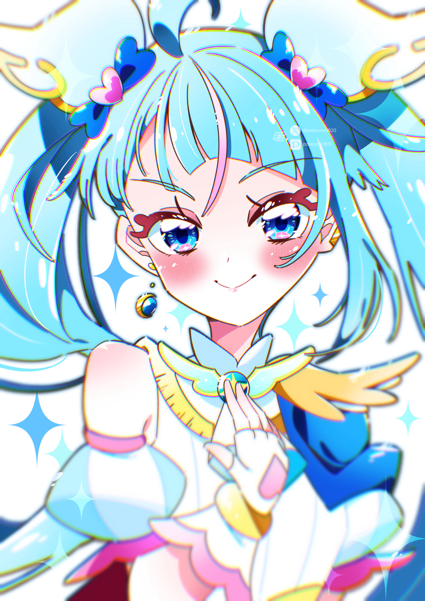 This is a pixiv picture whose title is キュアスカイ.