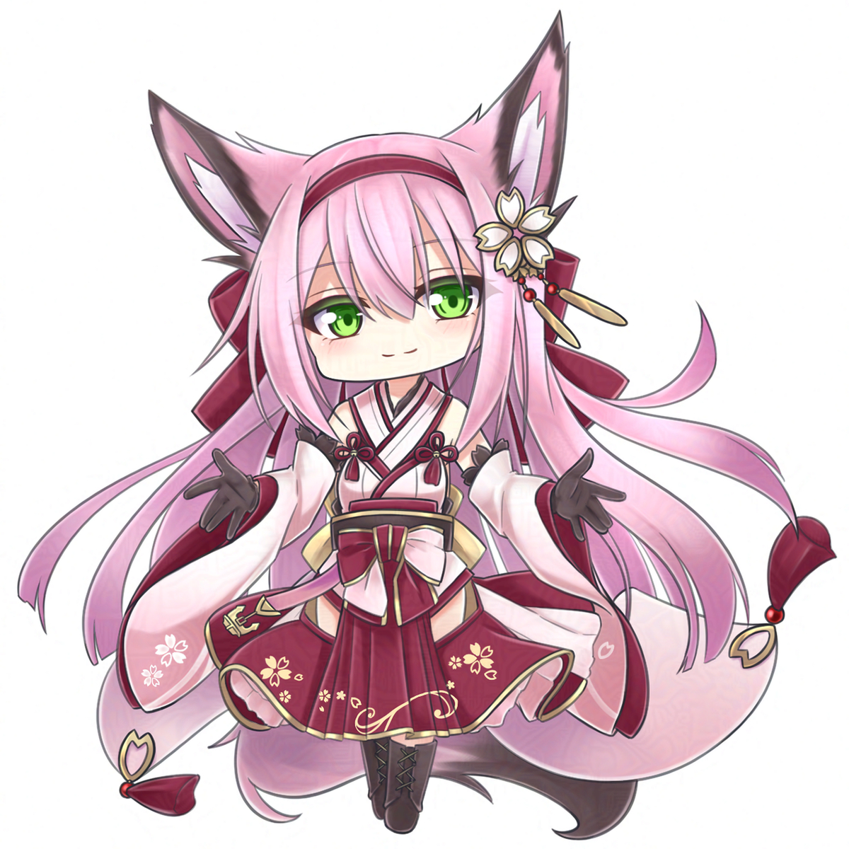 This is a pixiv picture whose title is 花月ちゃん.