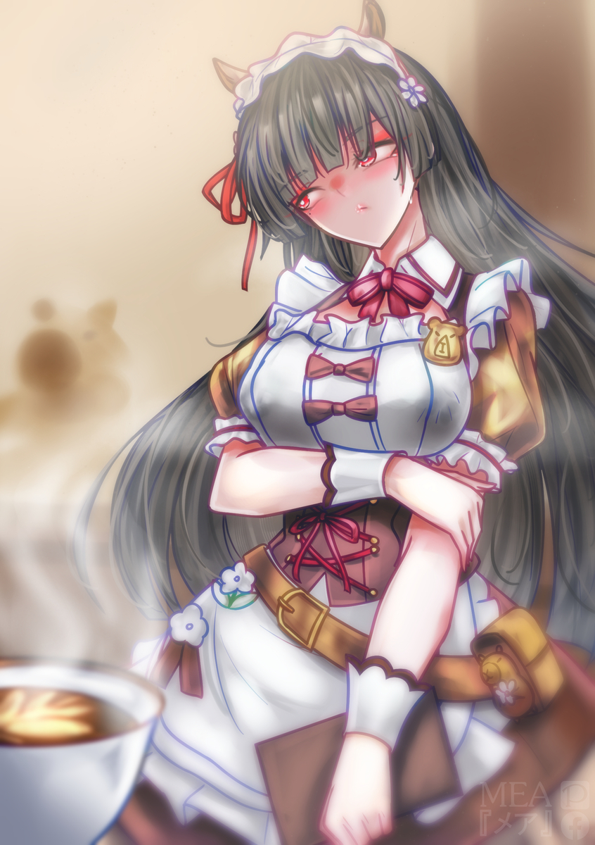 This is a pixiv picture whose title is ☕️.