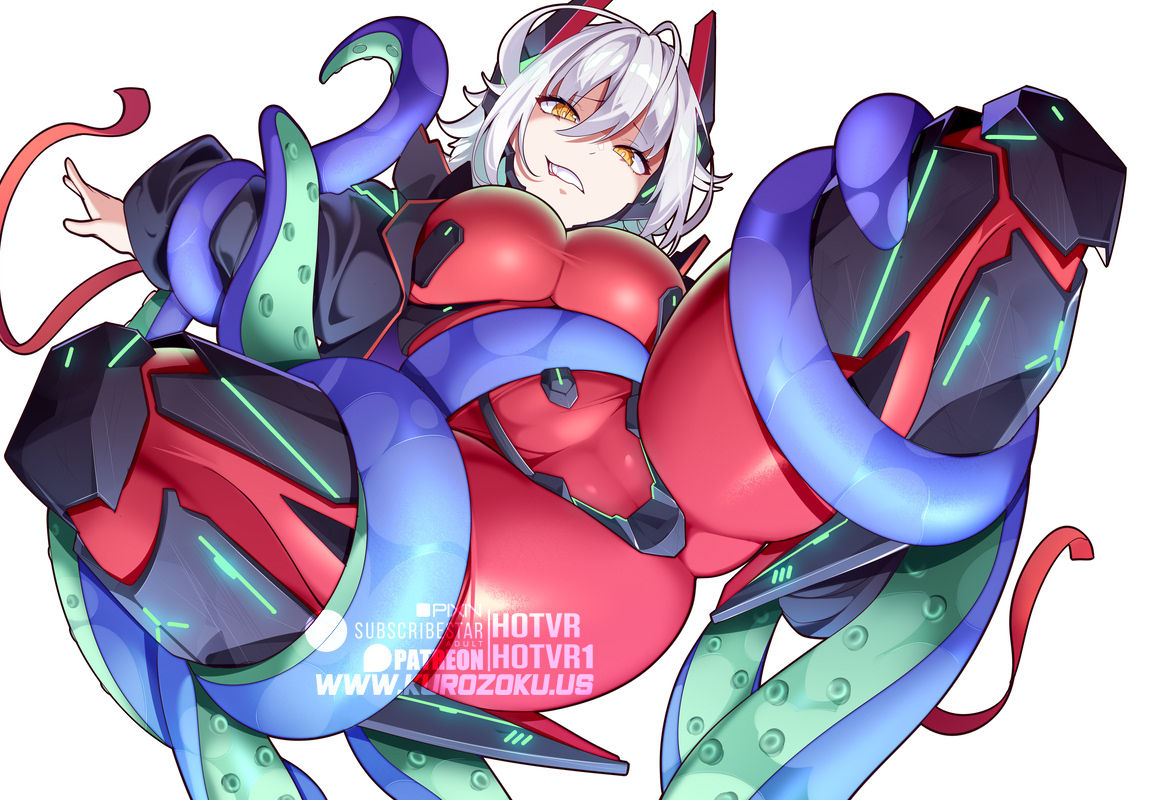 This is a pixiv picture whose title is Zentreya getting tentacled..