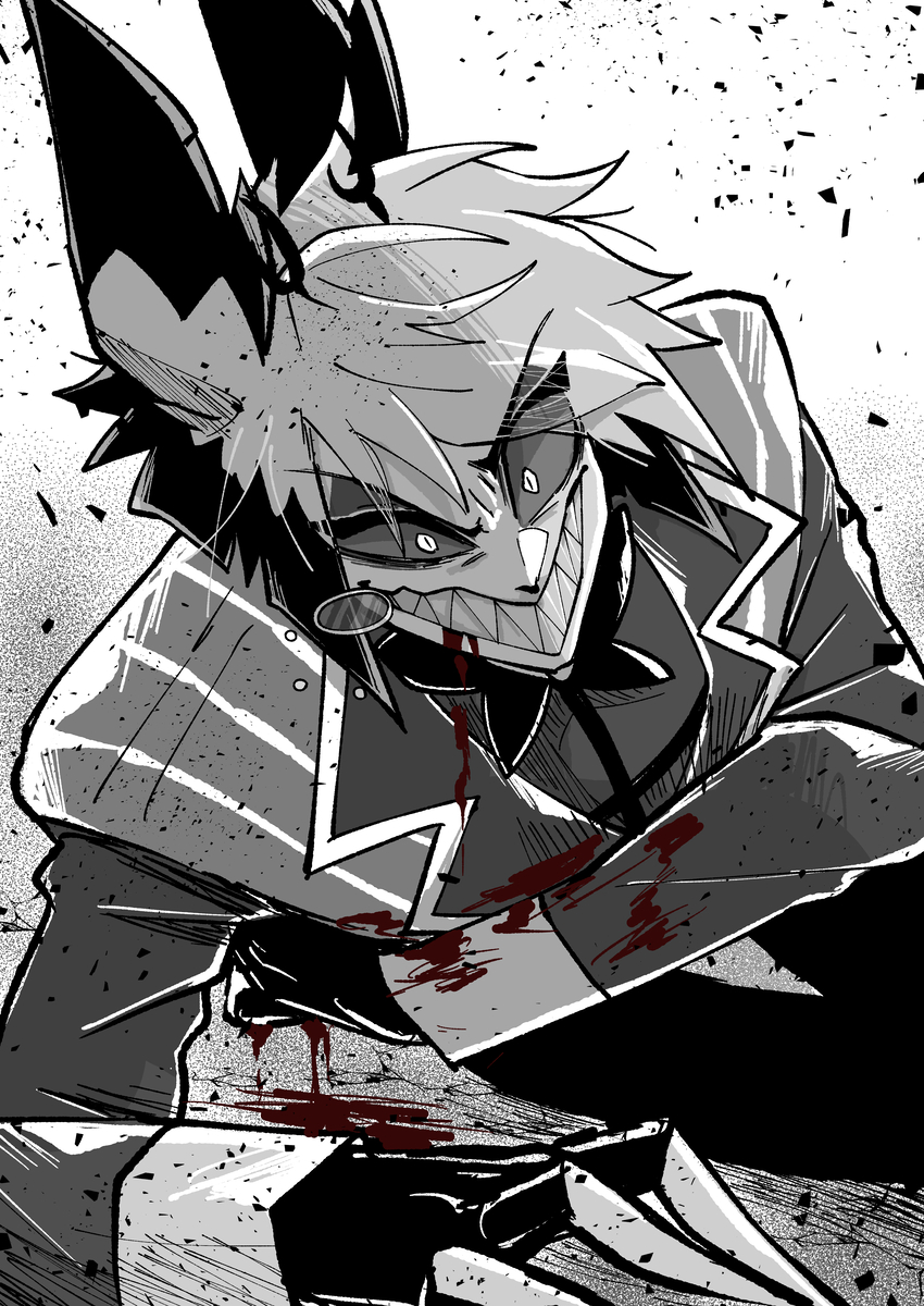 This is a pixiv picture whose title is アラスター落書き57.