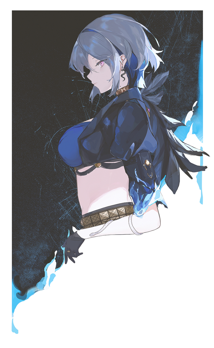 This is a pixiv picture whose title is 嘉贝莉娜.