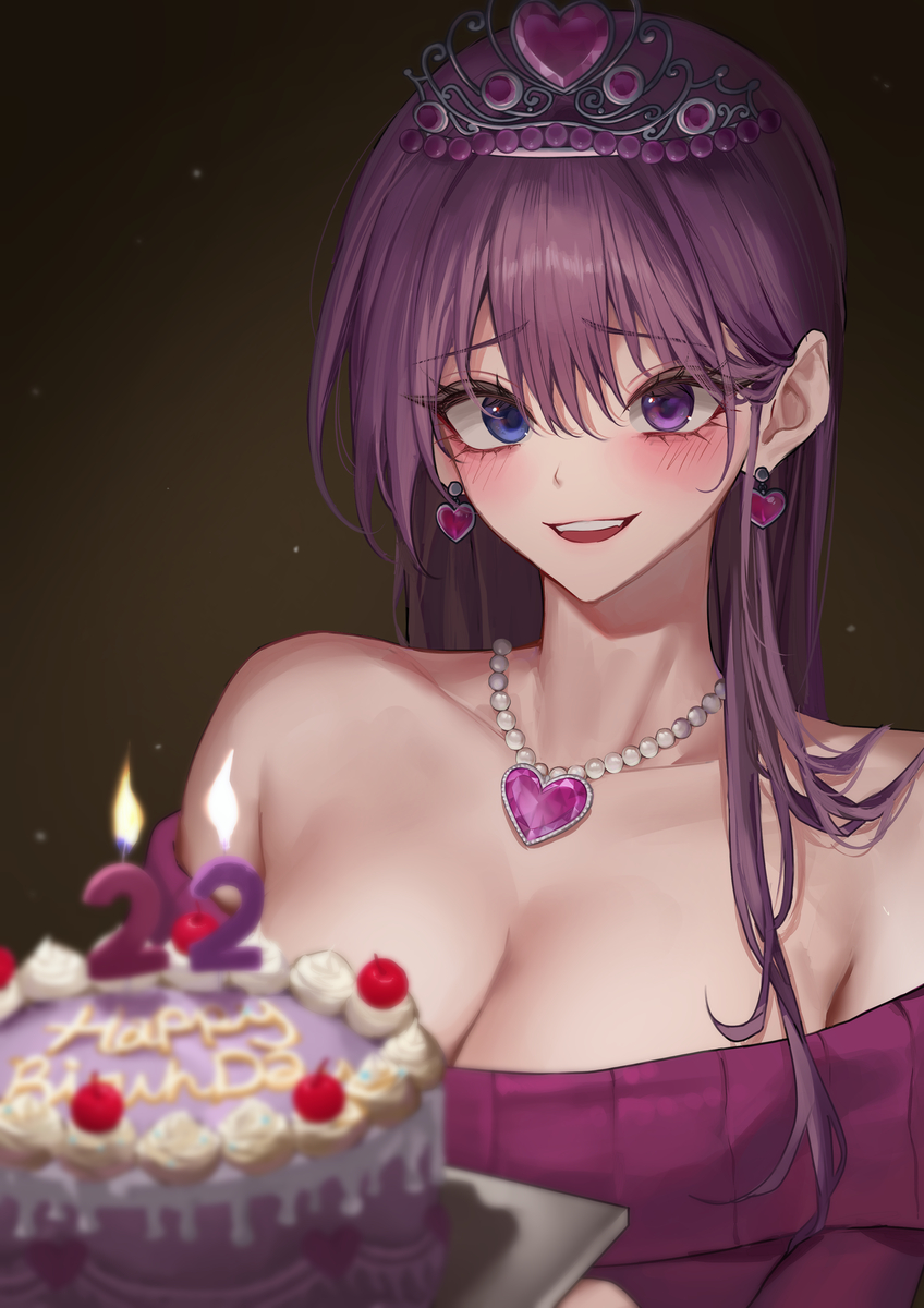 This is a pixiv picture whose title is 🎂.