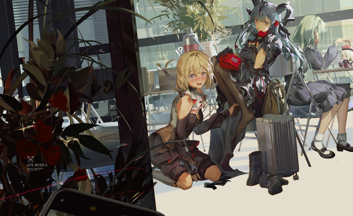 This is a pixiv picture whose title is “！？”.