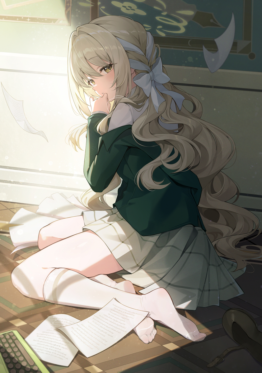 This is a pixiv picture whose title is ブルアカ_ミヨ💚.