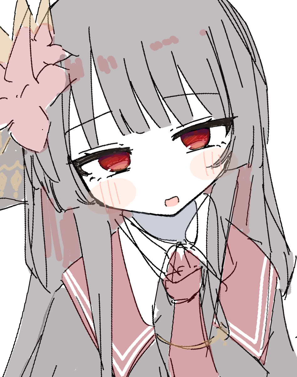 This is a pixiv picture whose title is 二階堂ヒロ.