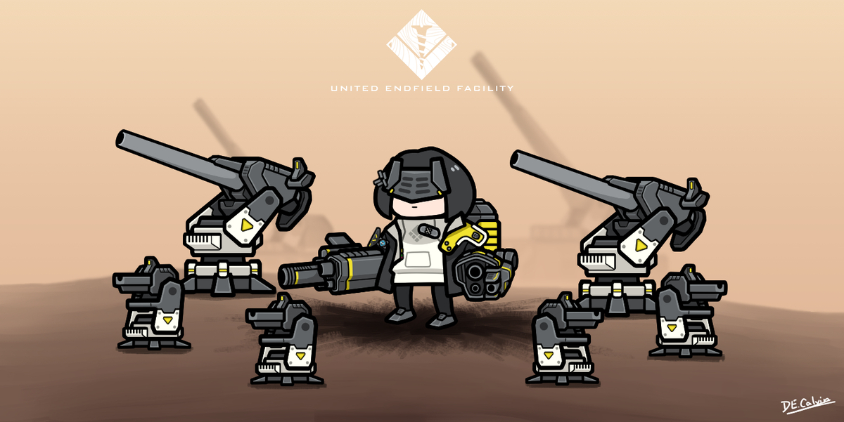 This is a pixiv picture whose title is 联合终末地工业设施.