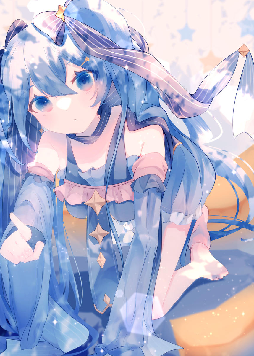 This is a pixiv picture whose title is 雪ミク2017.