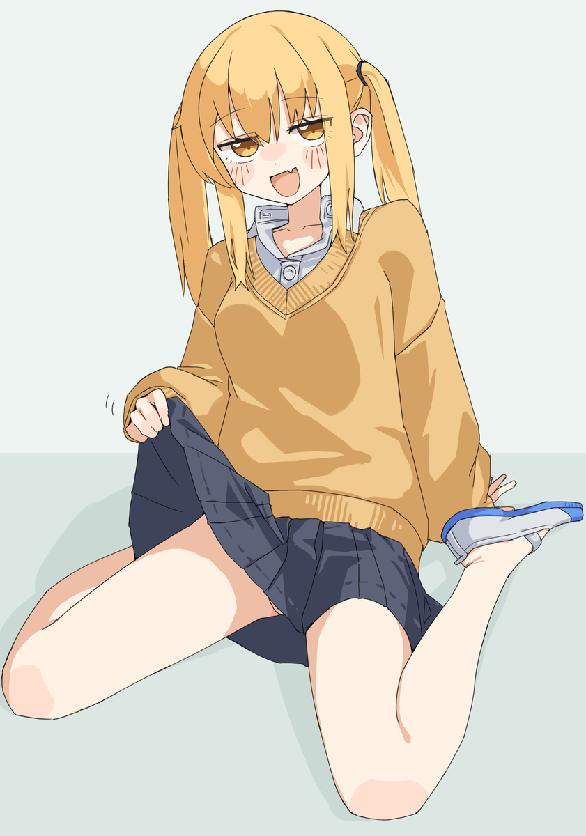 This is a pixiv picture whose title is そんなに見たいなら見せちゃおっかな～？.