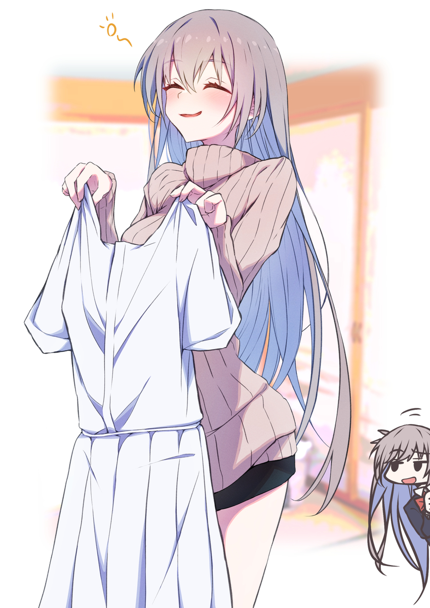 This is a pixiv picture whose title is 浮かれ住.