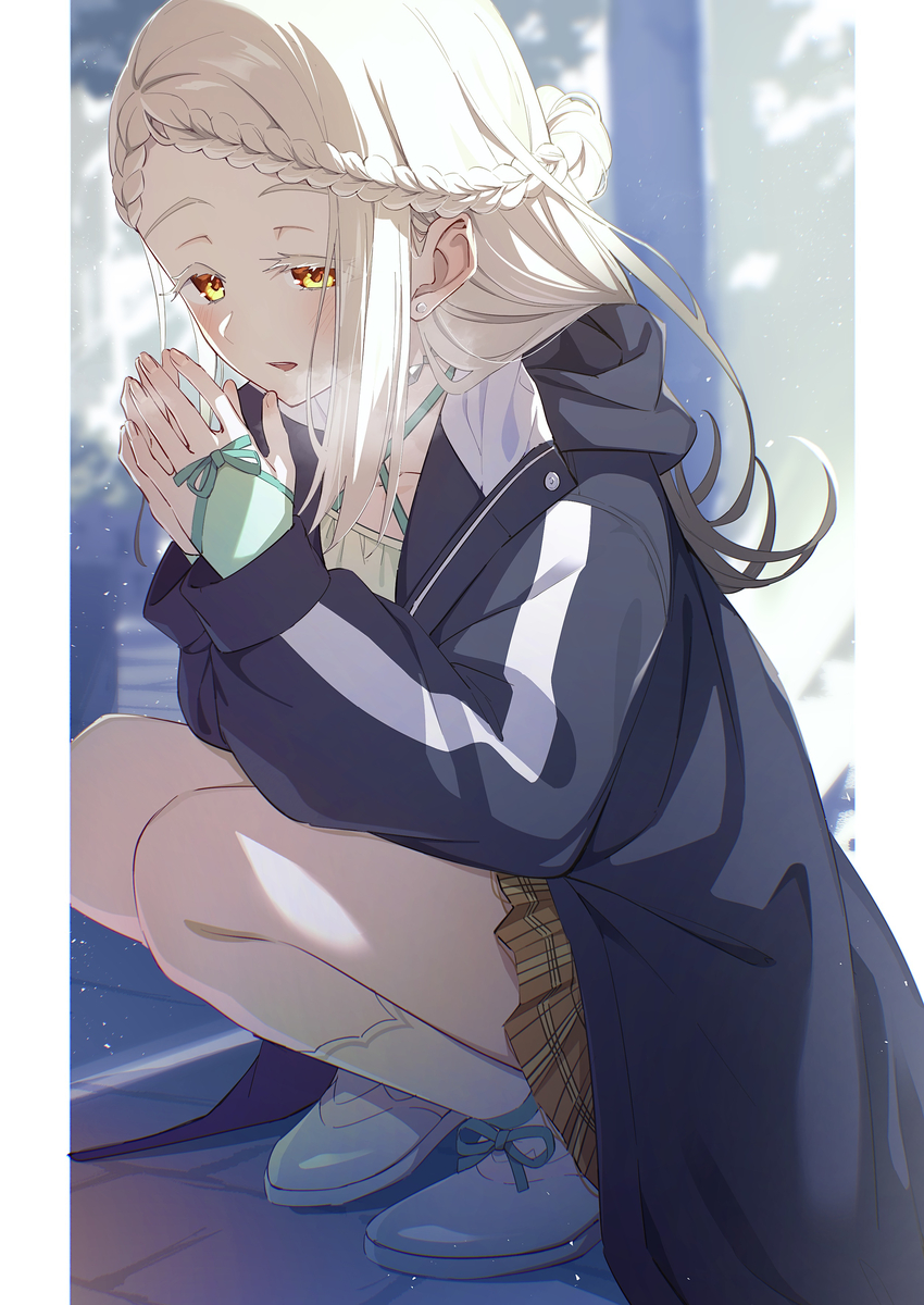 This is a pixiv picture whose title is 撮影再開待ち.