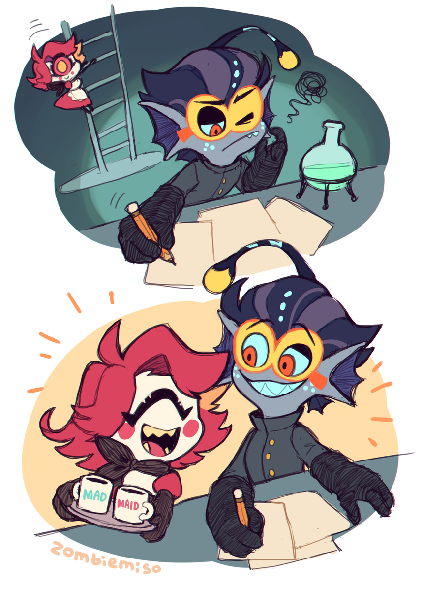 This is a pixiv picture whose title is MADMAID.