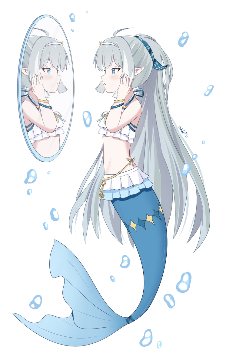 This is a pixiv picture whose title is 水着魔王ちゃん.