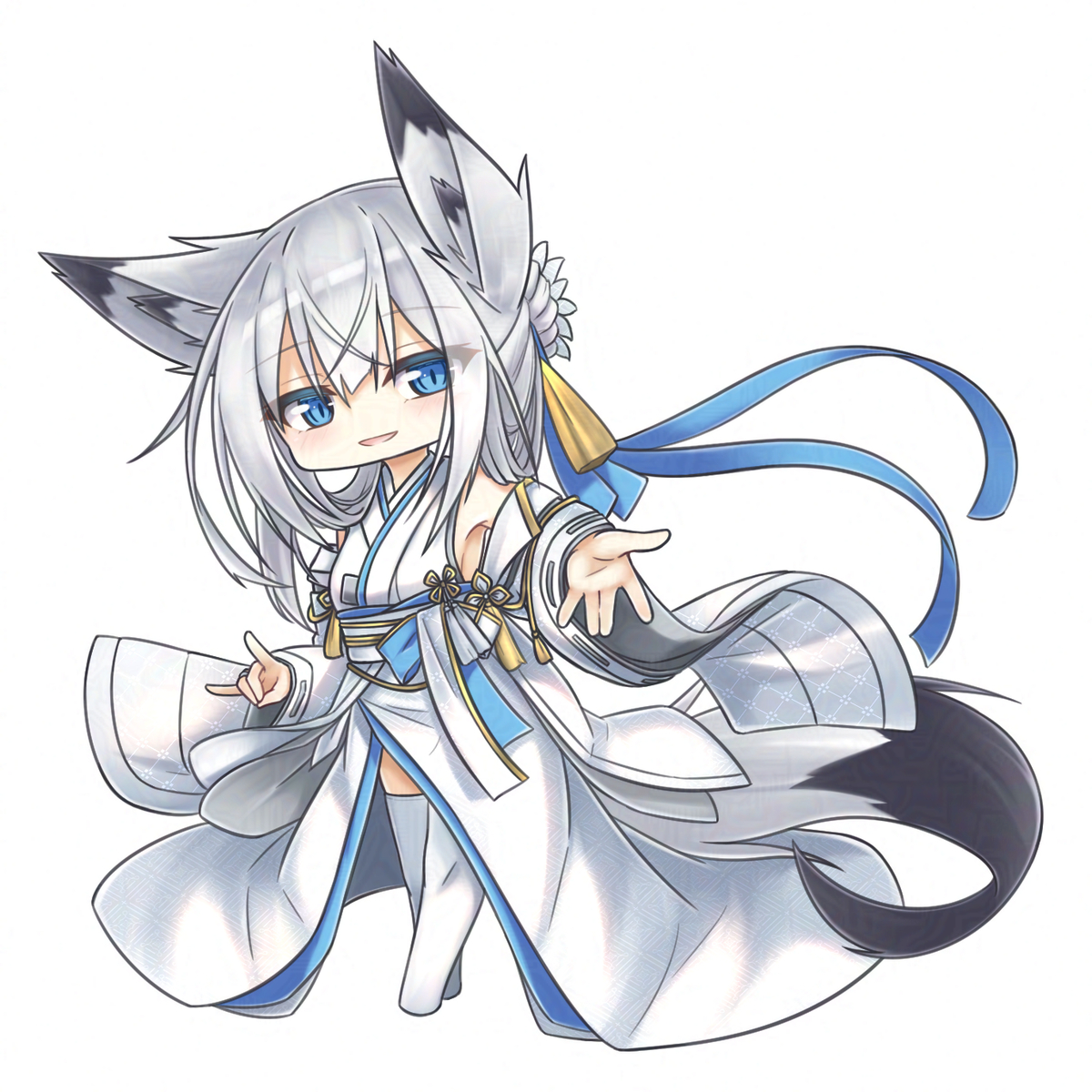 This is a pixiv picture whose title is ちっちゃ江風ちゃん.