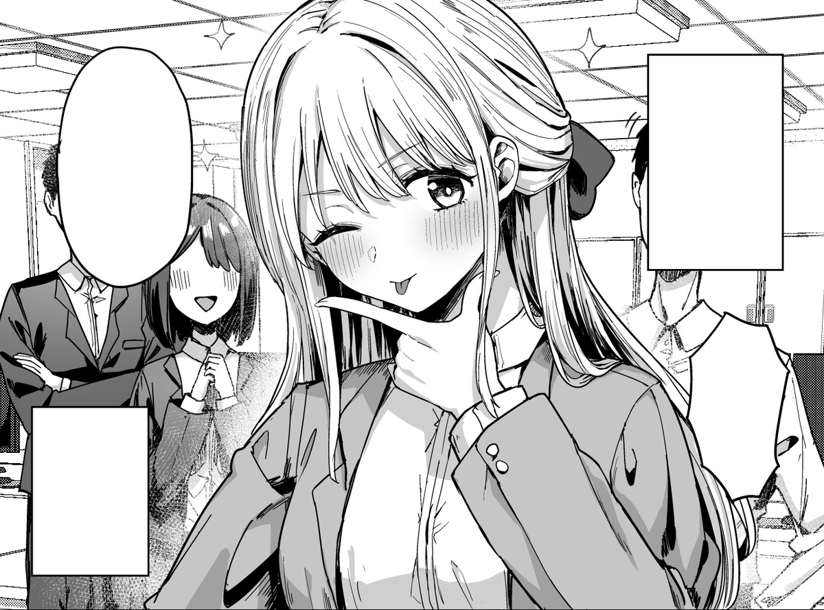 This is a pixiv picture whose title is 冬コミ漫画描いてます。.