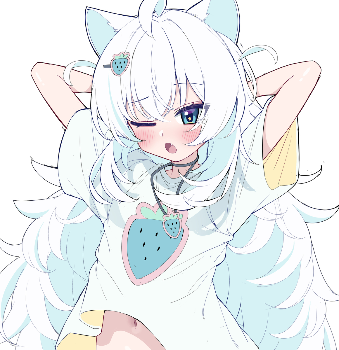 This is a pixiv picture whose title is Lunya.