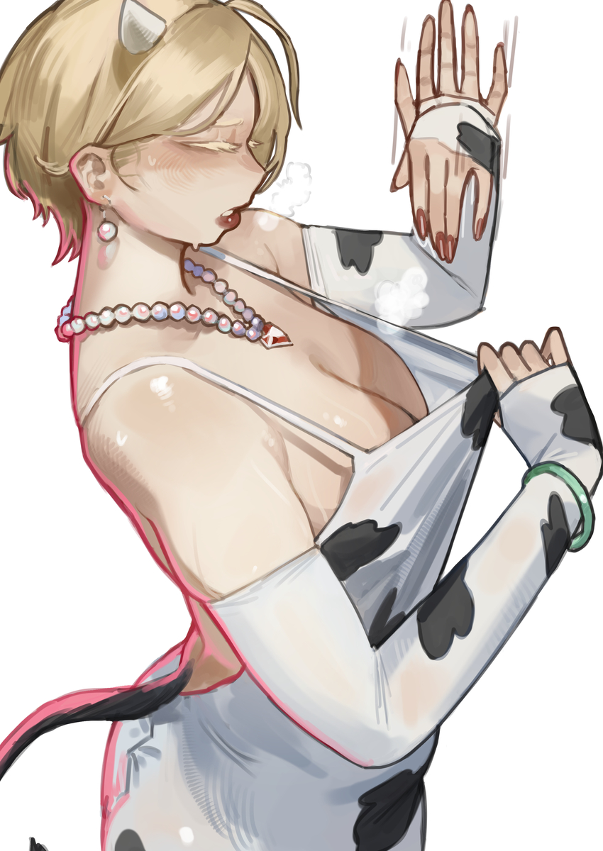 This is a pixiv picture whose title is 牛筋大学姐.