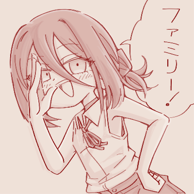 This is a pixiv picture whose title is ファミリーバーガーのCMを気に入ったレゼ.