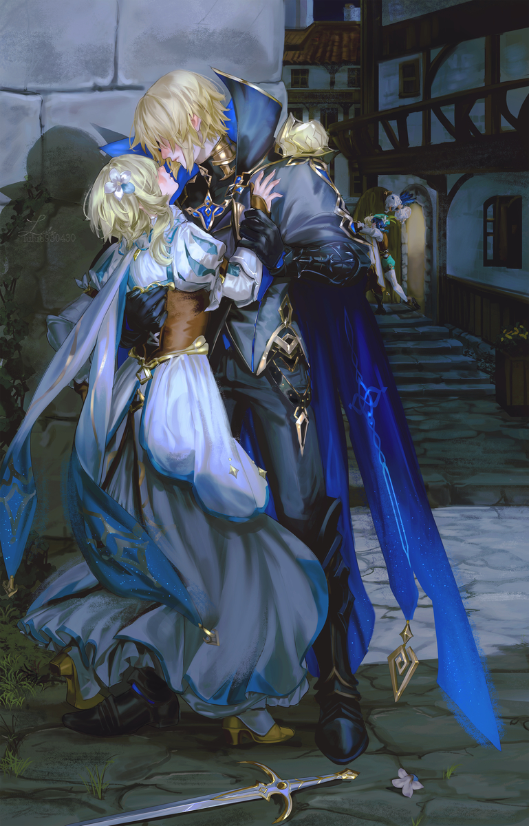 This is a pixiv picture whose title is 出会い.