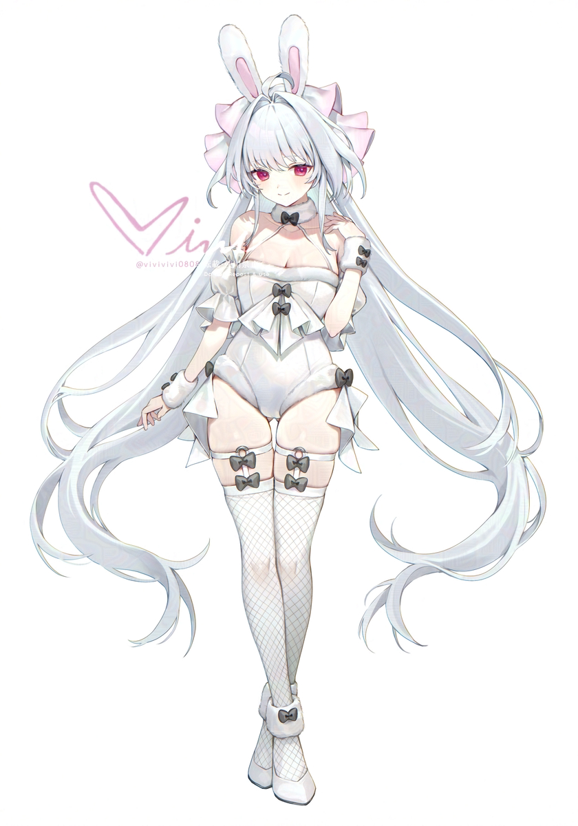 This is a pixiv picture whose title is 【FGO】レディ・アヴァロン×バニー.