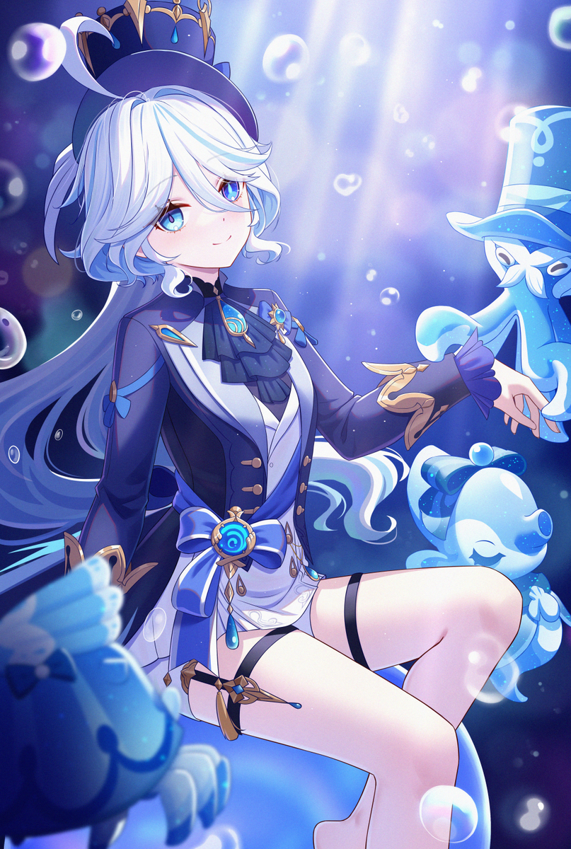 This is a pixiv picture whose title is フリーナお誕生日おめでとう.