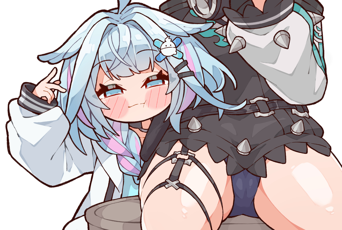 This is a pixiv picture whose title is ✌️.