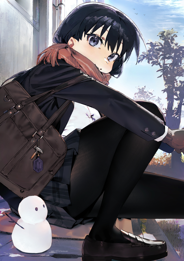 This is a pixiv picture whose title is 凪さん🏫.