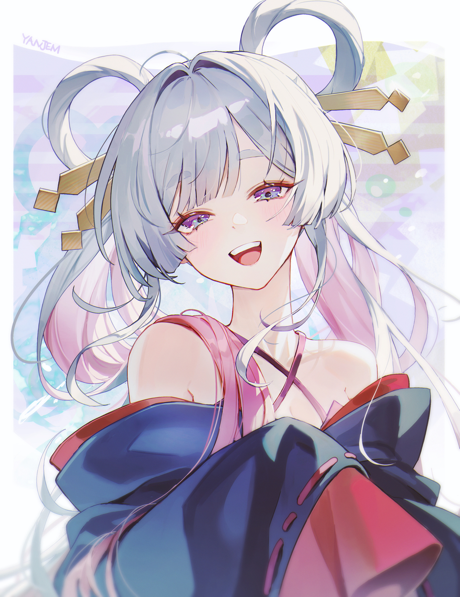 This is a pixiv picture whose title is 月見ヤチヨ.