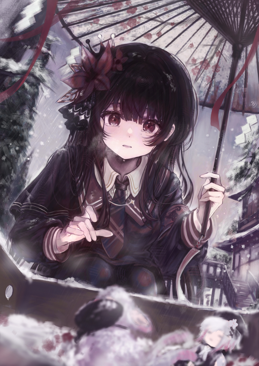 This is a pixiv picture whose title is 二阶堂希罗.