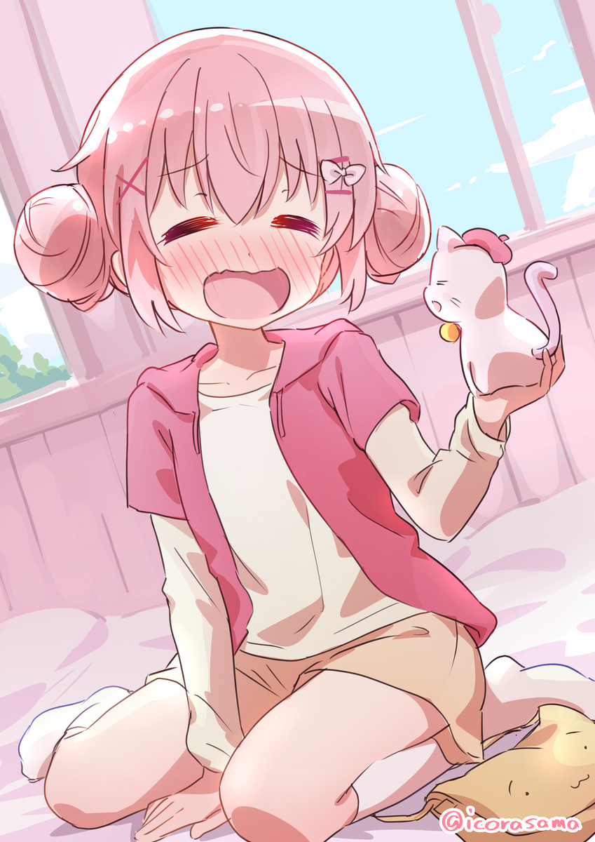 This is a pixiv picture whose title is かおす先生とにゃおす先生.