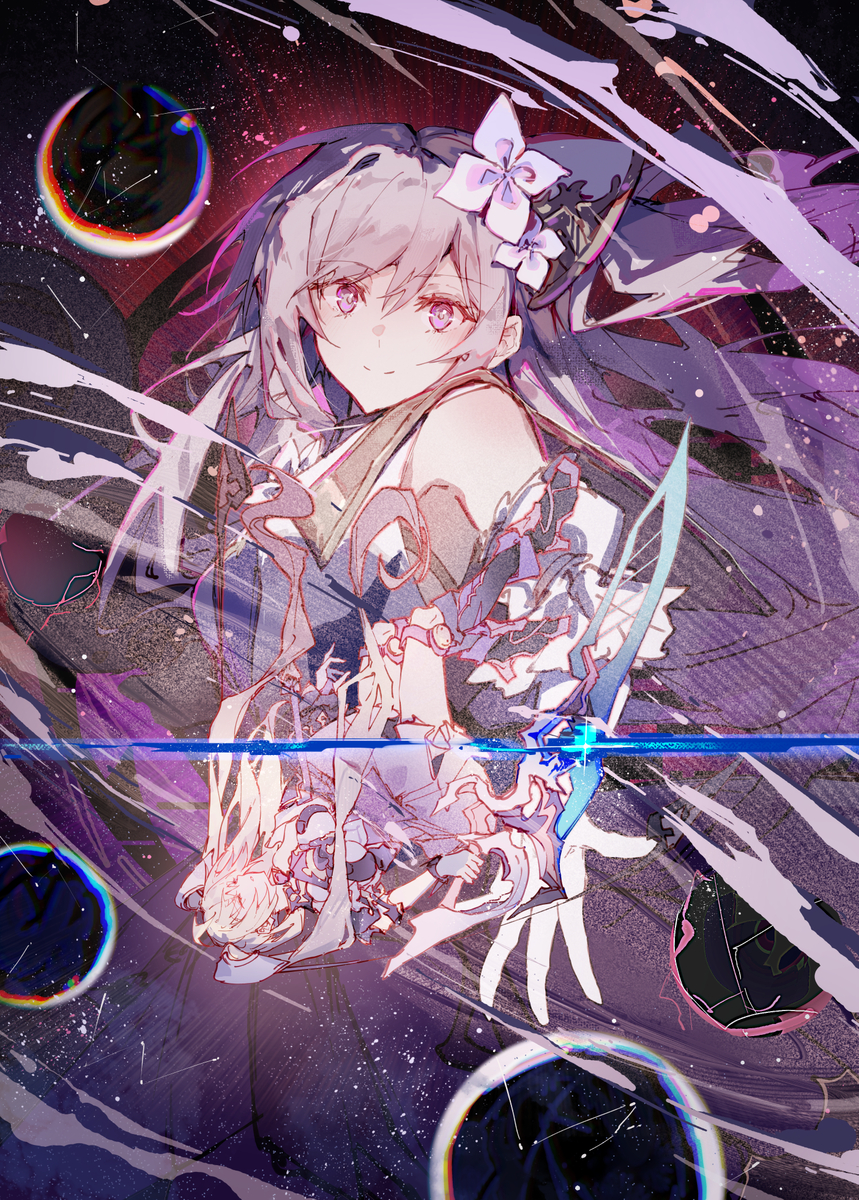 This is a pixiv picture whose title is 宿星審判.