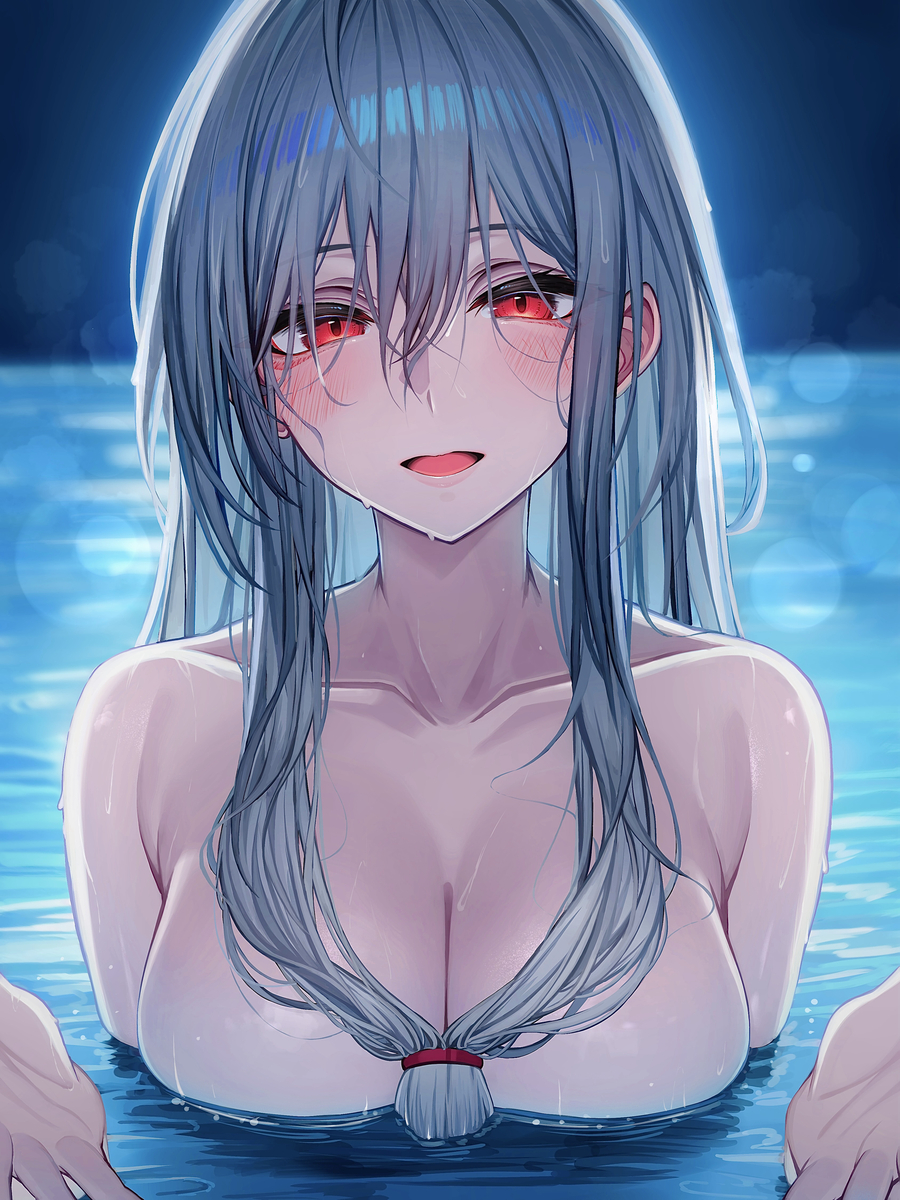 This is a pixiv picture whose title is あなたの知らない海、私が全部教えてあげる.