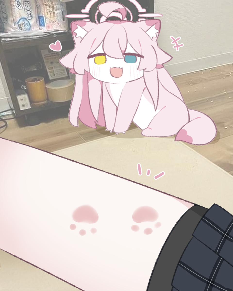 This is a pixiv picture whose title is おじさんと遊んでくれ ~🐾.
