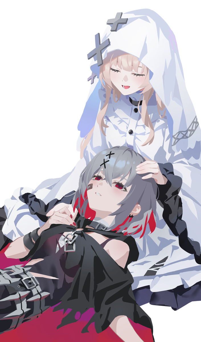 This is a pixiv picture whose title is ICE & FIRE.