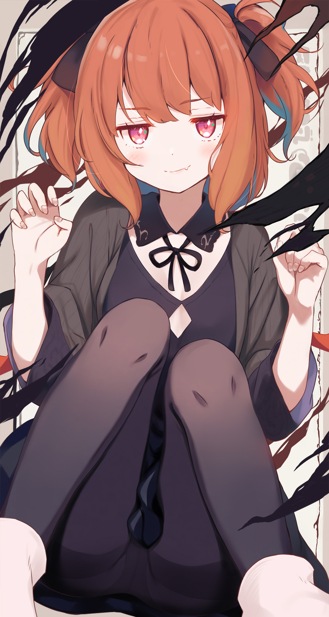 This is a pixiv picture whose title is 黒緋ちゃん.