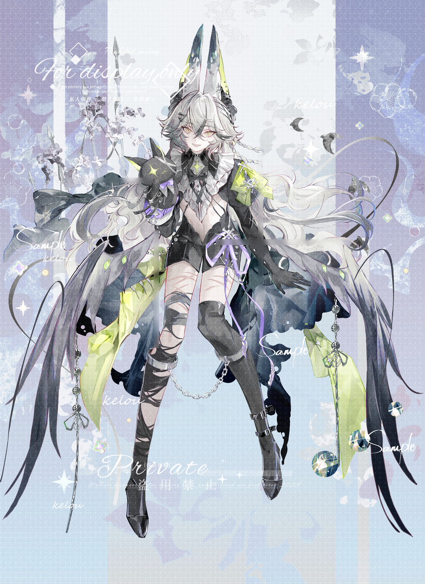 This is a pixiv picture whose title is ウサギ誤謬.