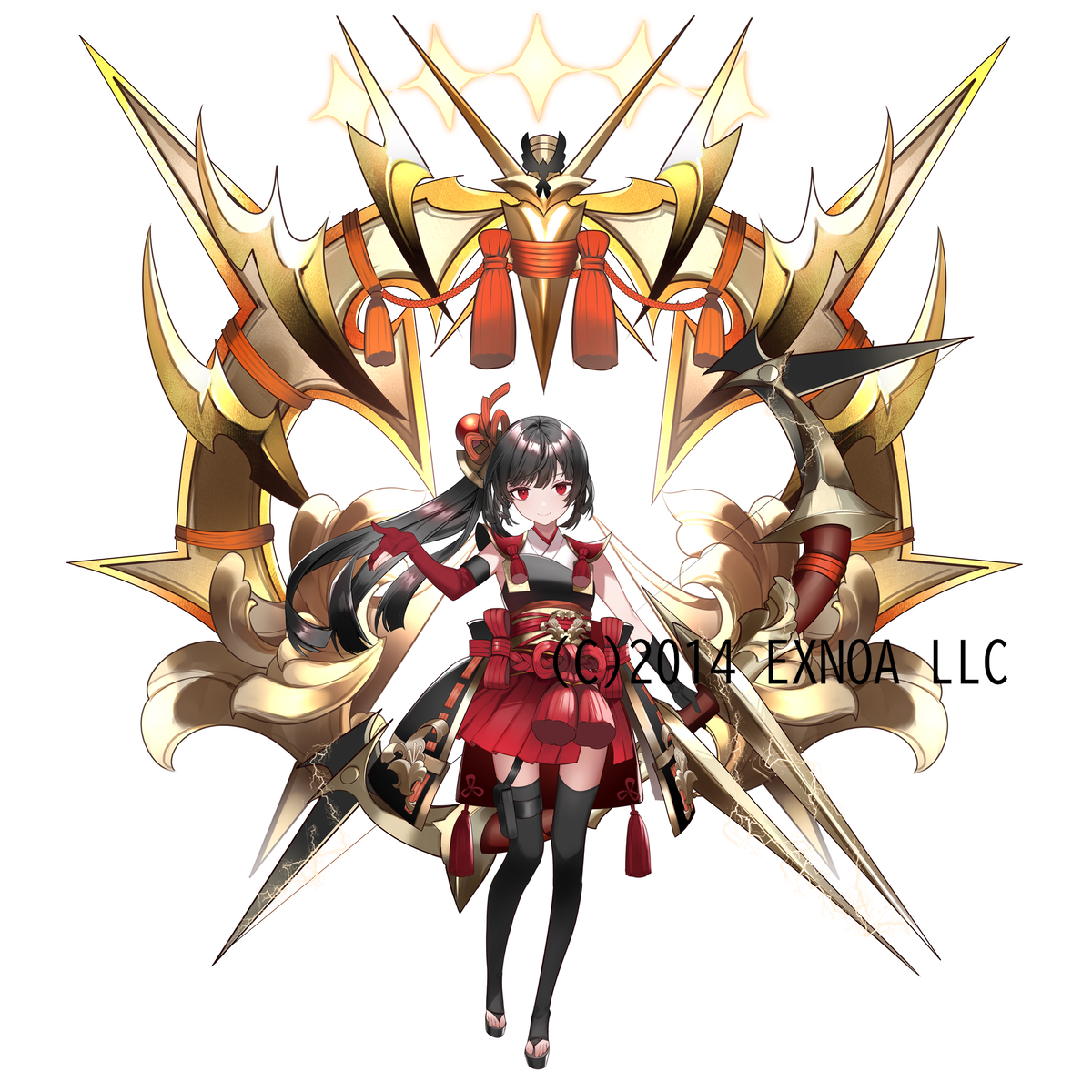 This is a pixiv picture whose title is 立花城(弓).