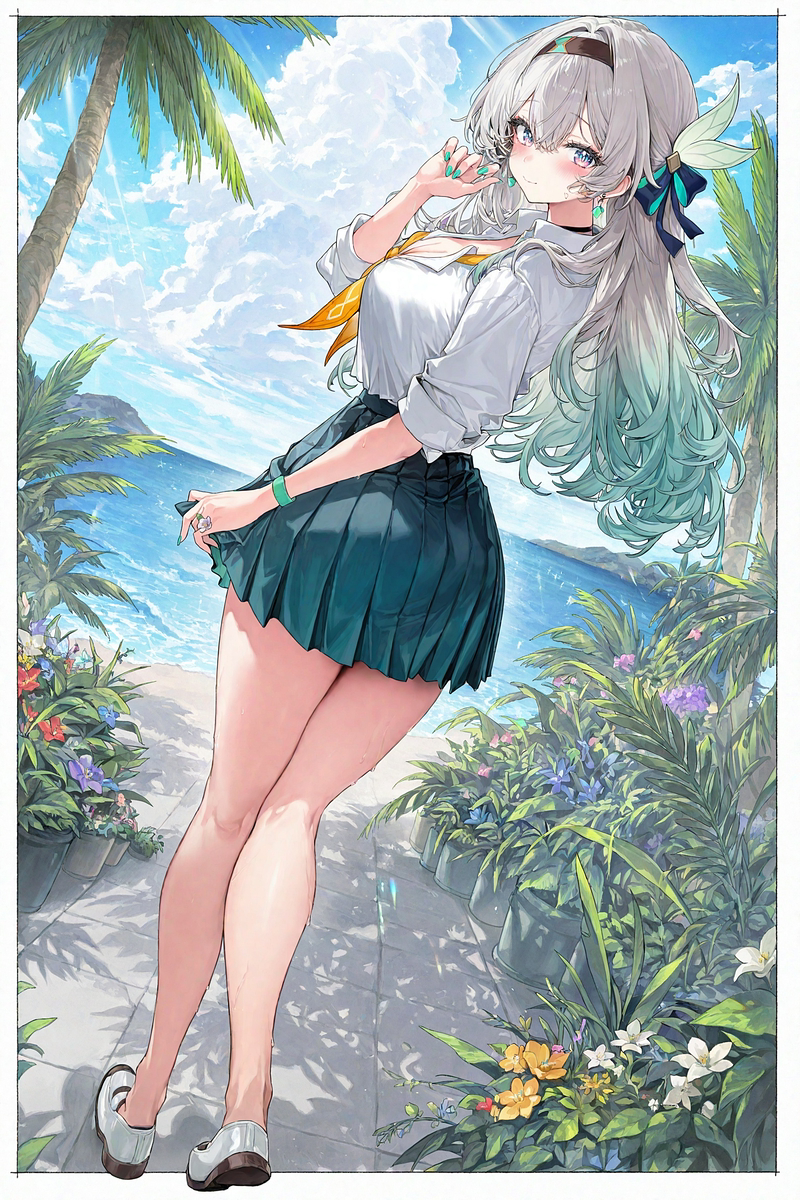 This is a pixiv picture whose title is 制服ホタルちゃん.