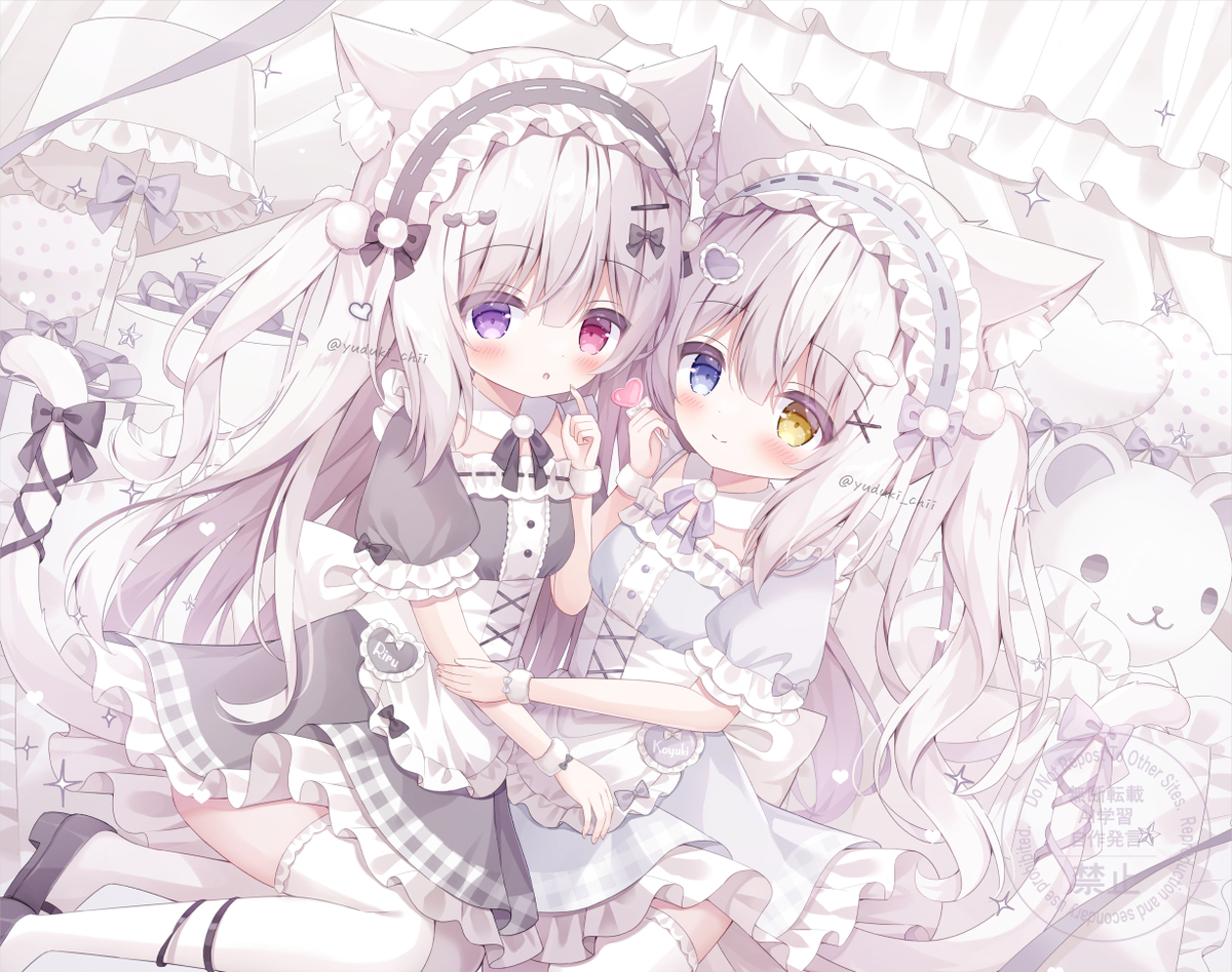 This is a pixiv picture whose title is ♥♡.