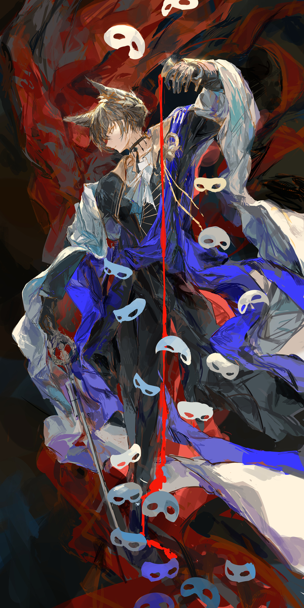 This is a pixiv picture whose title is Tragodia.