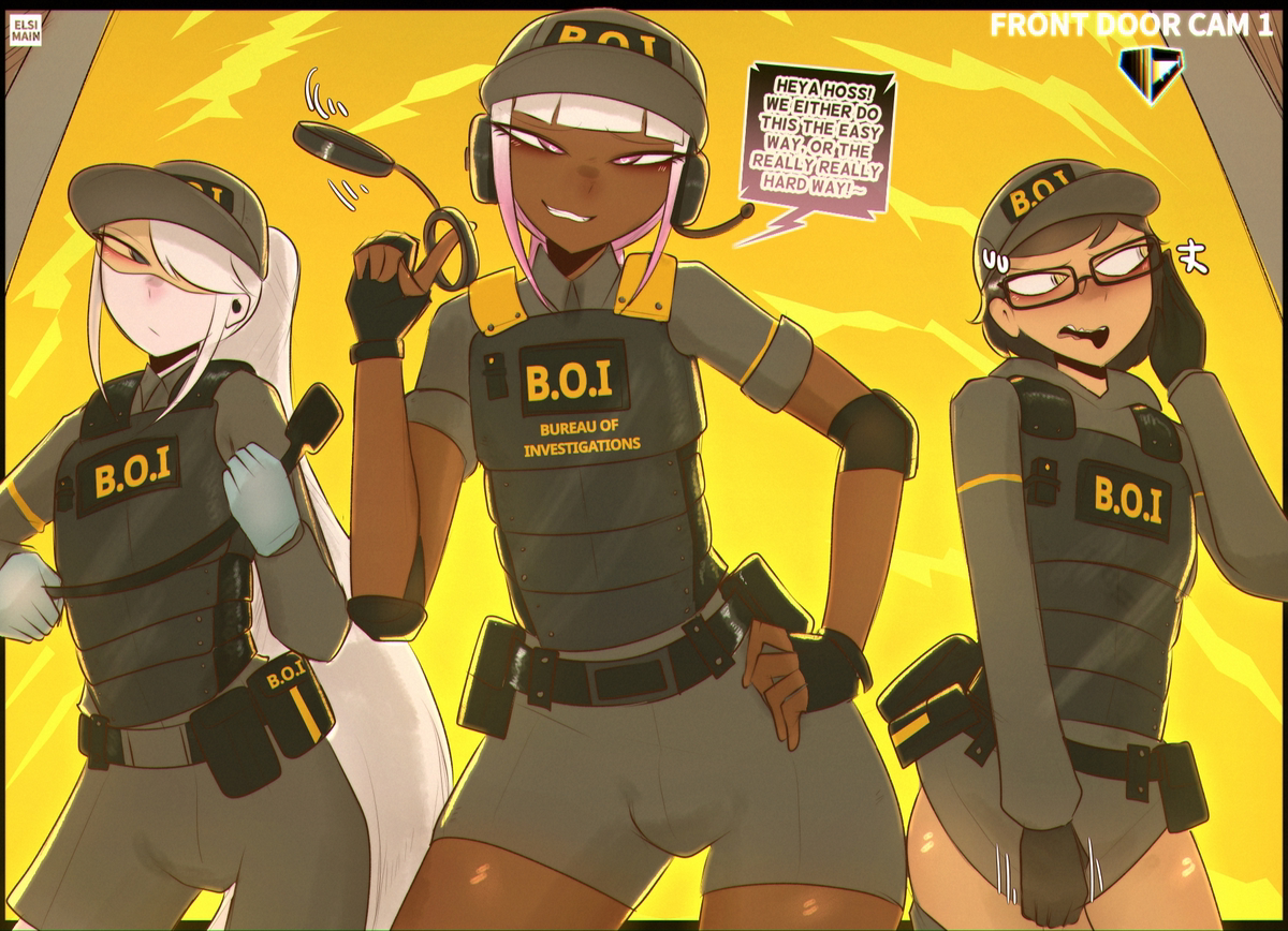 This is a pixiv picture whose title is Cornered by BOIs.