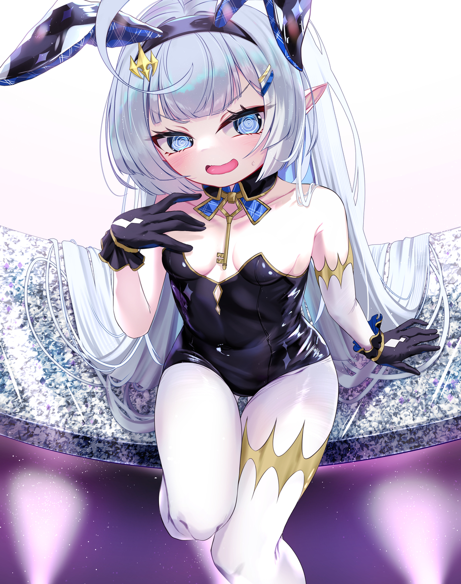 This is a pixiv picture whose title is バニー魔王.