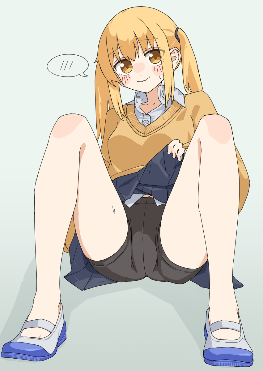 This is a pixiv picture whose title is 頼めばスパッツを見せてくれる子.